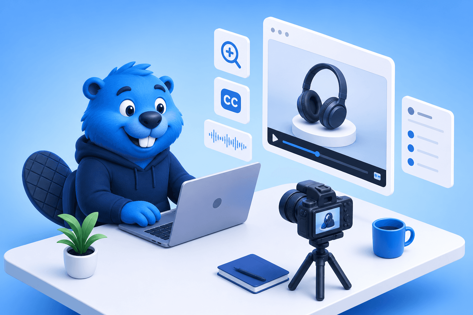 Agent-driven product demo workflow illustration